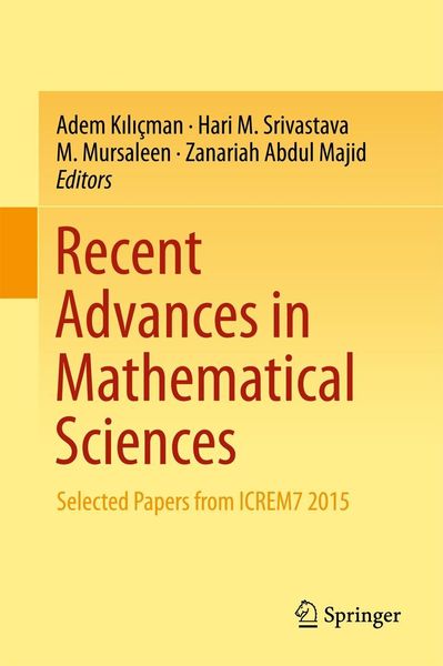 Produktbild: Recent Advances in Mathematical Sciences