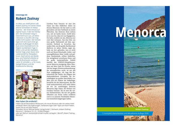 Produktbild: MICHAEL M&Uuml;LLER Reisef&uuml;hrer Menorca
