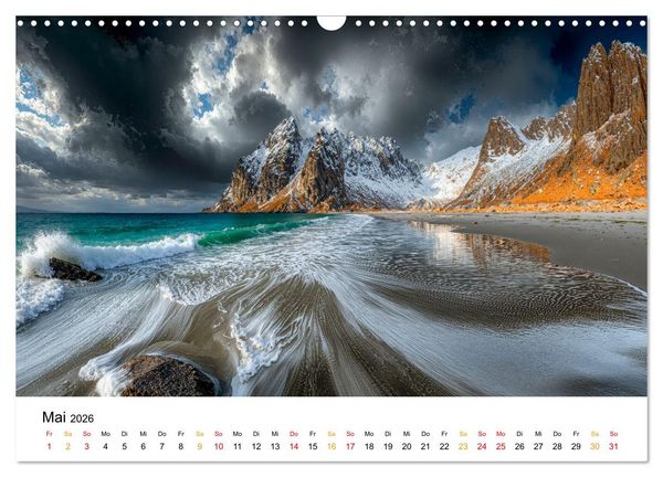 Produktbild: Lofoten - Arktische Tr&auml;ume (Wandkalender 2026 DIN A3 quer), CALVENDO Monatskalender