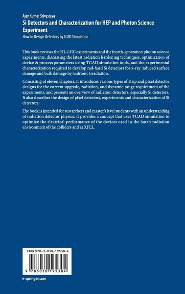 Produktbild: Si Detectors and Characterization for HEP and Photon Science Experiment