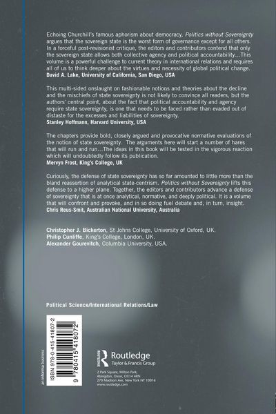 Produktbild: Politics Without Sovereignty