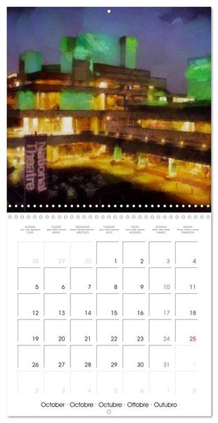 Produktbild: Brutalist Architecture of London (Wall Calendar 2026 12 &times; 12 Inch) CALVENDO 12 Month Wall Calendar
