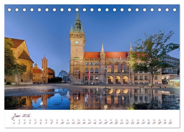 Produktbild: Braunschweig Im Zeichen des L&ouml;wen (Tischkalender 2026 DIN A5 quer), CALVENDO Monatskalender