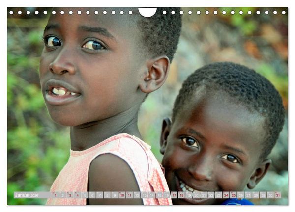 Produktbild: Kinderaugen aus Afrika (Wandkalender 2026 DIN A4 quer), CALVENDO Monatskalender