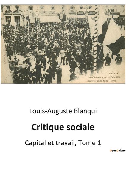 Produktbild: Critique sociale