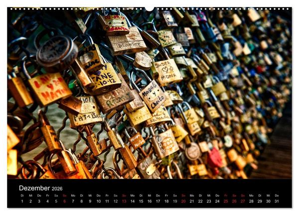 Produktbild: Paris - Impressionen einer Weltstadt (hochwertiger Premium Wandkalender 2026 DIN A2 quer), Kunstdruck in Hochglanz