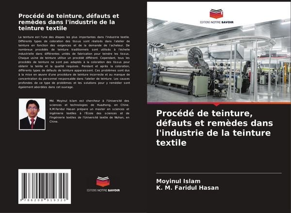 Produktbild: Proc&eacute;d&eacute; de teinture, d&eacute;fauts et rem&egrave;des dans l'industrie de la teinture textile
