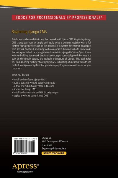 Produktbild: Beginning Django CMS