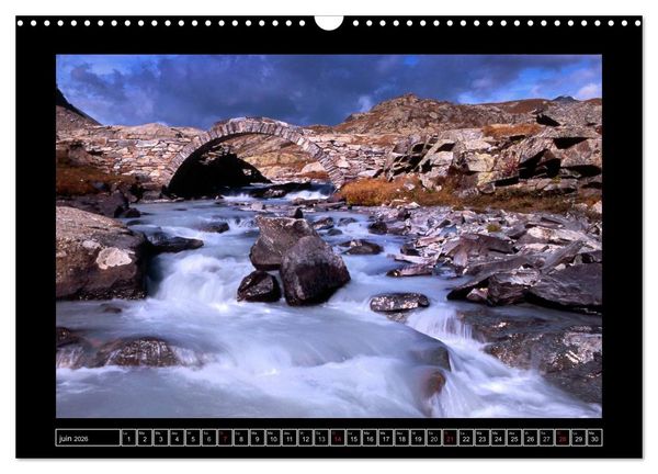 Produktbild: Photographies de Montagne (Calendrier mural 2026 DIN A3 vertical), CALVENDO calendrier mensuel
