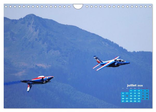 Produktbild: Les ailes fran&ccedil;aises au-dessus des cimes (Calendrier mural 2026 DIN A4 vertical), CALVENDO calendrier mensuel