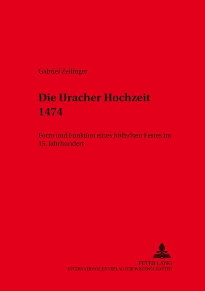 Produktbild: Die Uracher Hochzeit 1474