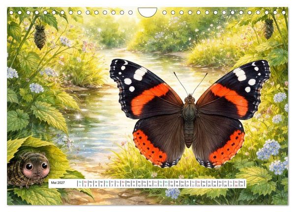 Produktbild: Vom Kriechen zum Fliegen (Wandkalender 2027 DIN A4 quer), CALVENDO Monatskalender