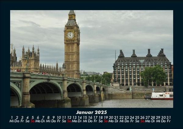 Produktbild: London 2025 Fotokalender DIN A5