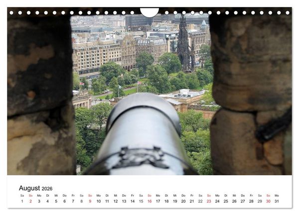 Produktbild: Schottlands Hauptstadt Edinburgh (Wandkalender 2026 DIN A4 quer), CALVENDO Monatskalender