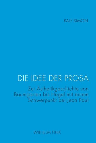 Produktbild: Die Idee der Prosa