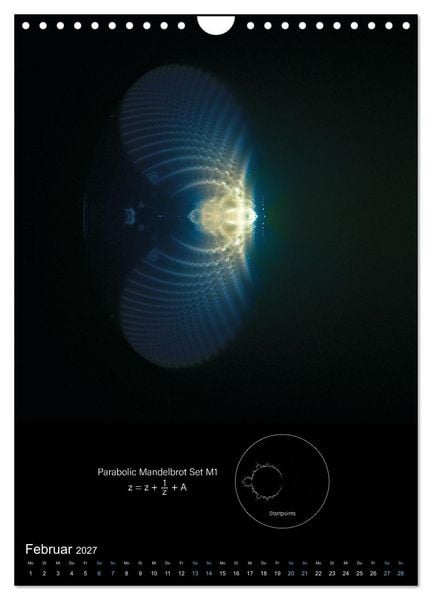 Produktbild: Buddhabrot fractal art (Wandkalender 2027 DIN A4 hoch), CALVENDO Monatskalender