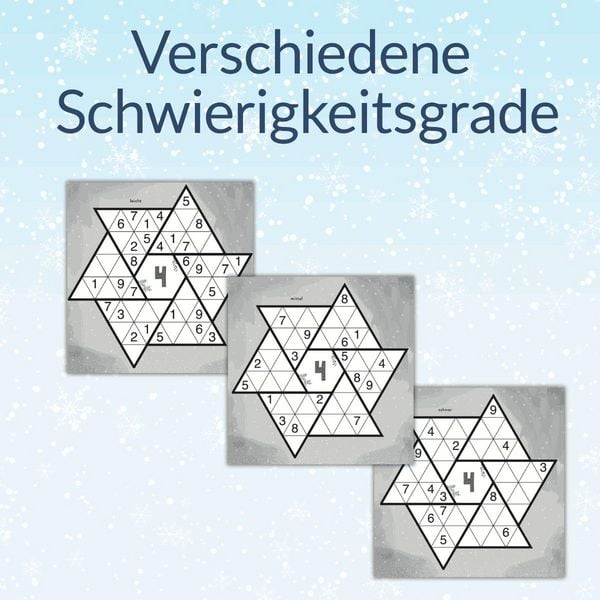 Produktbild: 24 DAYS R&Auml;TSELADVENTSKALENDER &ndash; Sternsudoku