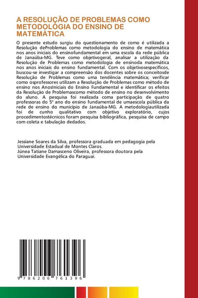 Produktbild: A Resolu&ccedil;&atilde;o De Problemas Como Metodologia Do Ensino De Matem&aacute;tica