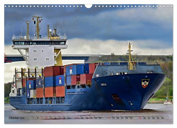 Produktbild: Transportschiffe Giganten der Meere (Wandkalender 2026 DIN A3 quer), CALVENDO Monatskalender