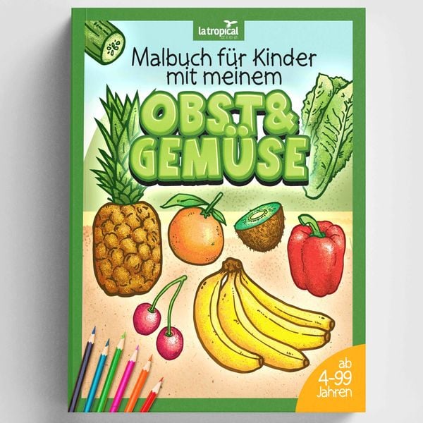 Produktbild: Malbuch f&uuml;r Kinder mit meinem Obst und Gem&uuml;se