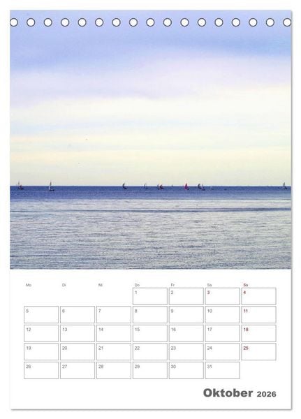 Produktbild: Mein Warnem&uuml;nde - Das moderne Ostseebad im Norden von Rostock (Tischkalender 2026 DIN A5 hoch), CALVENDO Monatskalender