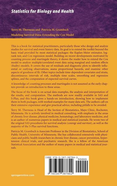Produktbild: Modeling Survival Data: Extending the Cox Model
