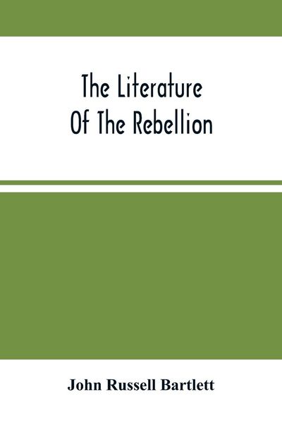 Produktbild: The Literature Of The Rebellion