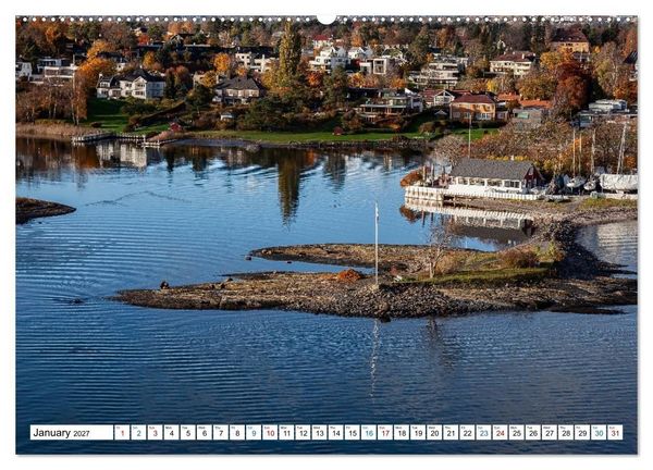 Produktbild: Oslo and the Oslofjord (High Quality Premium Wall Calendar 2027 DIN A2 landscape),CALVENDO 12 Month Wall Calendar