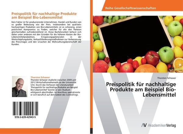 Produktbild: Preispolitik f&uuml;r nachhaltige Produkte am Beispiel Bio-Lebensmittel