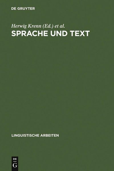 Produktbild: Sprache und Text