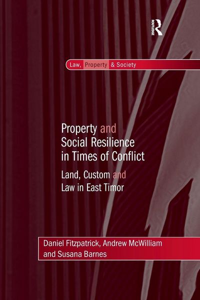 Produktbild: Property and Social Resilience in Times of Conflict