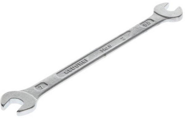 Produktbild: Doppelmaulschl&uuml;ssel 6 5,5x7mm L.122mm verchr.GEDORE