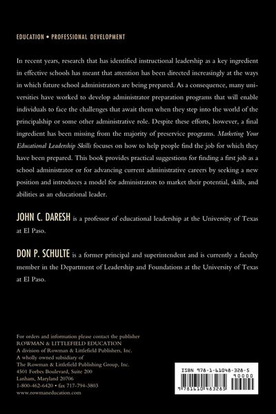 Produktbild: Marketing Your Educational Leadership Skills