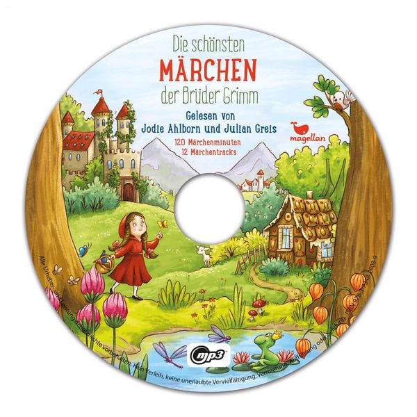 Produktbild: Die schönsten Märchen der Brüder Grimm, mit MP3-CD