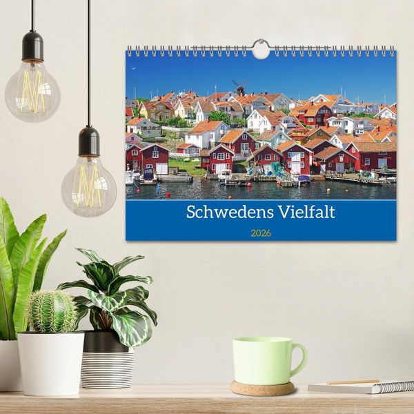 Produktbild: Schwedens Vielfalt (Wandkalender 2026 DIN A4 quer), CALVENDO Monatskalender