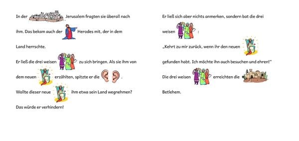 Produktbild: In einem Stall in Betlehem ... Die Weihnachtsgeschichte in Bildw&ouml;rtern