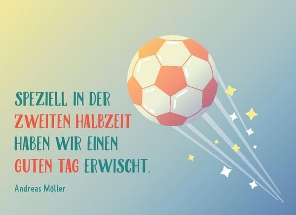 Produktbild: Ein Tag ohne Fu&szlig;ball ist ein verlorener Tag!