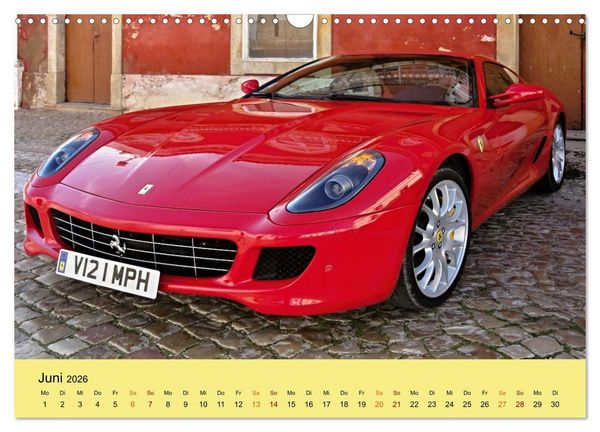 Produktbild: Supersportler mit viel PS (Wandkalender 2026 DIN A3 quer), CALVENDO Monatskalender
