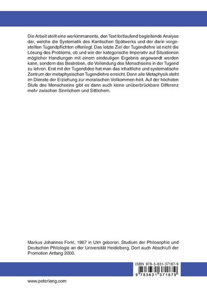 Produktbild: Kants System der Tugendpflichten