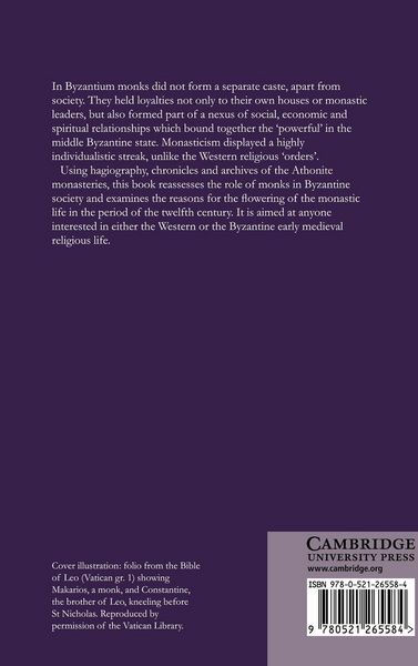 Produktbild: Monks and Laymen in Byzantium, 843 1118