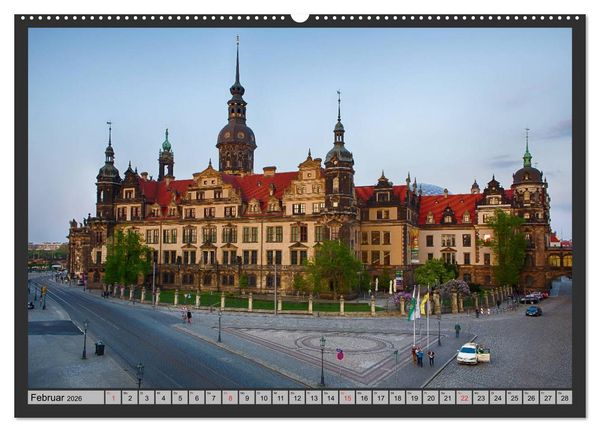 Produktbild: Burgen und Schl&ouml;sser um Dresden (Wandkalender 2026 DIN A2 quer), CALVENDO Monatskalender