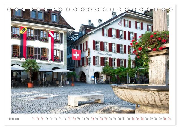 Produktbild: Malerisches Thun (Tischkalender 2026 DIN A5 quer), CALVENDO Monatskalender