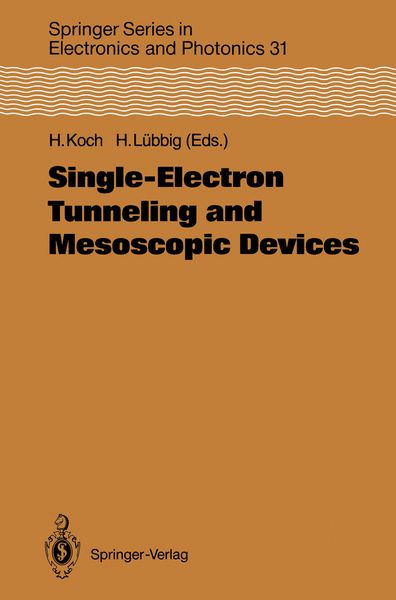 Produktbild: Single-Electron Tunneling and Mesoscopic Devices