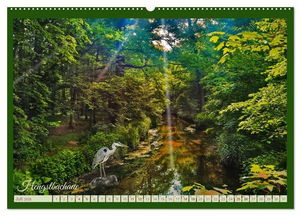 Produktbild: Dreieich Natur Pur (Wandkalender 2026 DIN A2 quer), CALVENDO Monatskalender