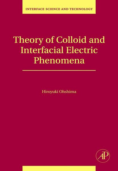 Produktbild: Theory of Colloid and Interfacial Electric Phenomena