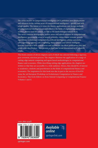 Produktbild: Natural Computing in Computational Finance