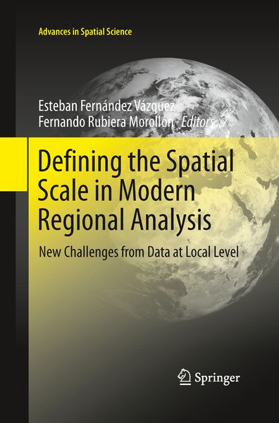 Produktbild: Defining the Spatial Scale in Modern Regional Analysis