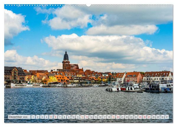 Produktbild: Waren M&uuml;ritz Impressionen (hochwertiger Premium Wandkalender 2026 DIN A2 quer), Kunstdruck in Hochglanz