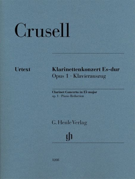 Produktbild: Bernhard Henrik Crusell - Klarinettenkonzert Es-dur op. 1