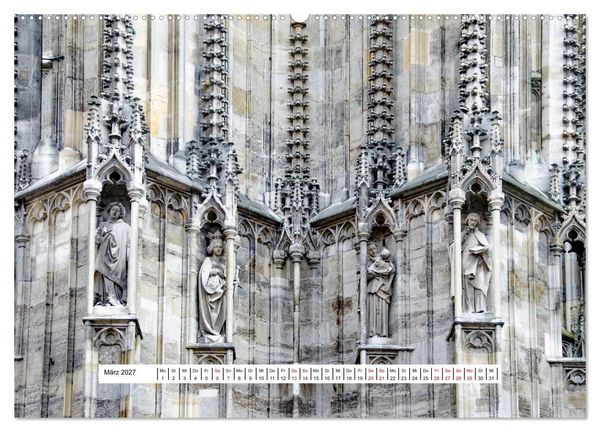 Produktbild: Wien Facettenreiche Metropole (hochwertiger Premium Wandkalender 2027 DIN A2 quer), Kunstdruck in Hochglanz